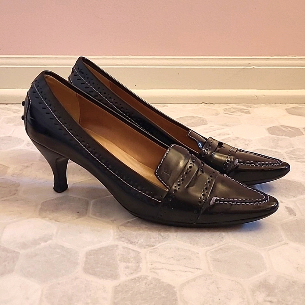 TOD'S black heels